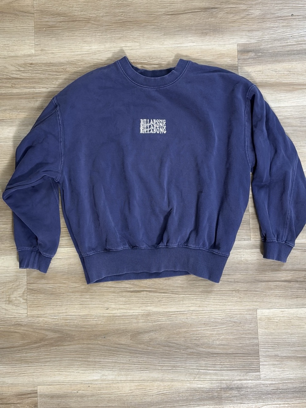Billabong Crewneck Sweatshirt Blue Large